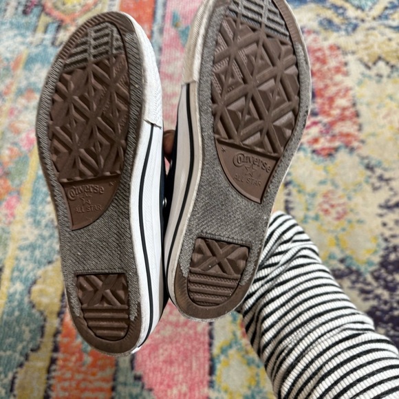 Converse Classic Navy Kids Sneakers size 12 - Picture 3 of 4